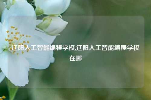 辽阳人工智能编程学校,辽阳人工智能编程学校在哪