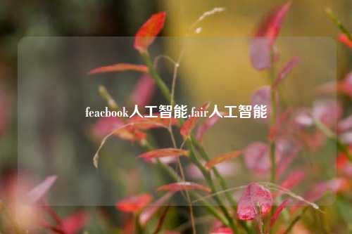 feacbook人工智能,fair人工智能