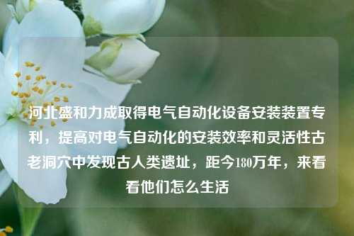 河北盛和力成取得电气自动化设备安装装置专利，提高对电气自动化的安装效率和灵活性古老洞穴中发现古人类遗址，距今180万年，来看看他们怎么生活