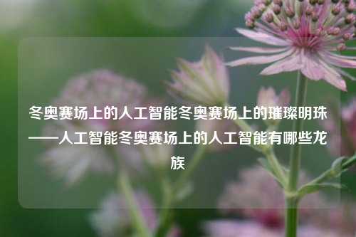 冬奥赛场上的人工智能冬奥赛场上的璀璨明珠——人工智能冬奥赛场上的人工智能有哪些龙族