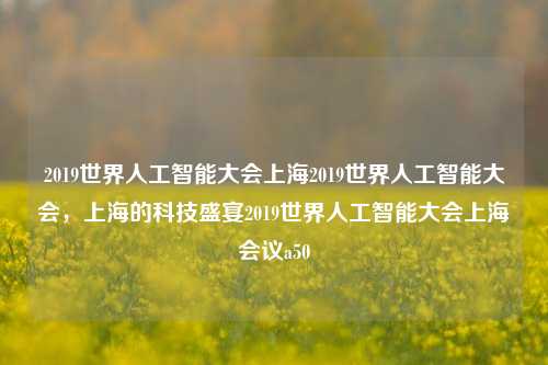 2019世界人工智能大会上海2019世界人工智能大会，上海的科技盛宴2019世界人工智能大会上海会议a50