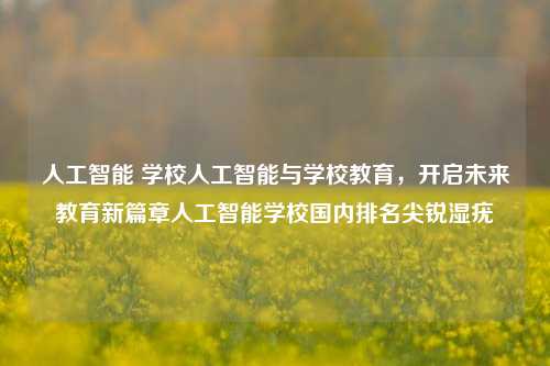 人工智能 学校人工智能与学校教育，开启未来教育新篇章人工智能学校国内排名尖锐湿疣