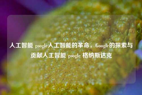 人工智能 google人工智能的革命，Google的探索与贡献人工智能 google 格纳斯达克