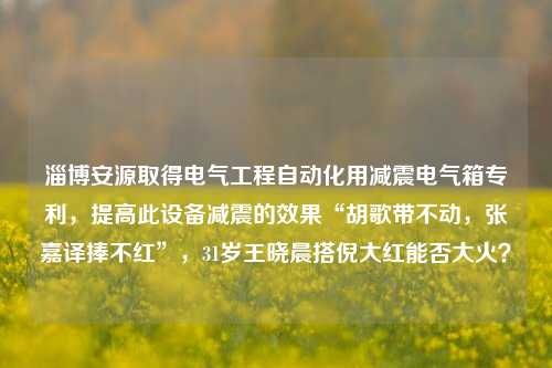 淄博安源取得电气工程自动化用减震电气箱专利，提高此设备减震的效果“胡歌带不动，张嘉译捧不红”，31岁王晓晨搭倪大红能否大火？