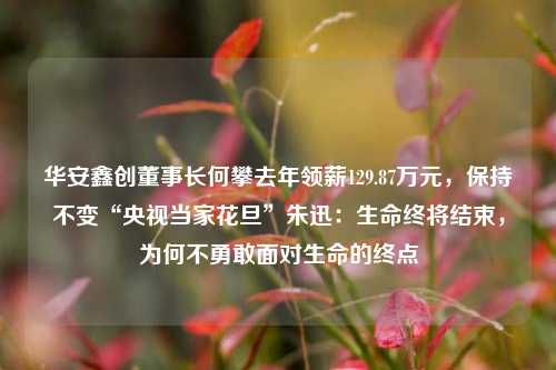 华安鑫创董事长何攀去年领薪129.87万元，保持不变“央视当家花旦”朱迅：生命终将结束，为何不勇敢面对生命的终点